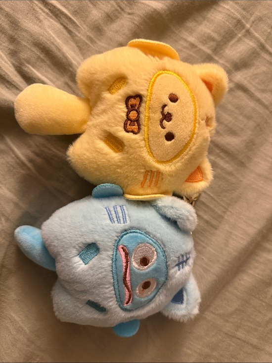 Sanrio Other - Sanrio Yellow Kitty and Light Blue Monster Plush Duo